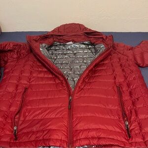 Columbia 590T Turbo Down Men's burgundy Jacket-Omni Heat Size 3XT  .